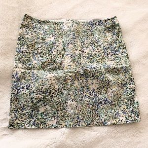 j.crew stretchy mini skirt // size 0